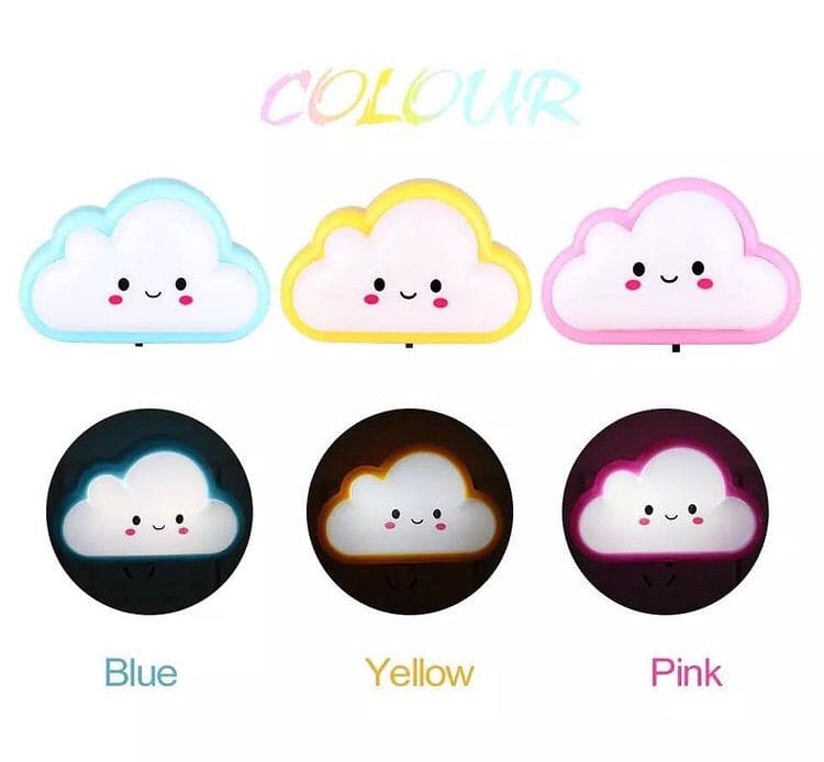 Smiley Cloud Plug In Led Night Light, Kids Night Light, Cute Kids Night Light Lamp Smiley Cloud Plug In Led Night Light, Kids Night Light, Cute Kids Night Light Lamp